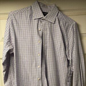 Stantt Purple Checkered Dress Shirt